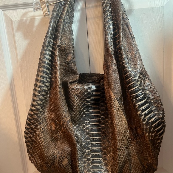 Python hobo bag by Justified Hunt. - Picture 3 of 9